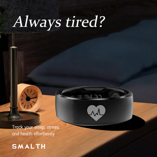 Smalth Smart Ring: Accurate monitoring of sleep and stress, gently safeguarding every aspect of your physical and mental wellbeing